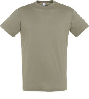 tričko pánské SOLS khaki XXL tričko pánské SOLS desert bez bočních švů