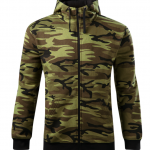 mikina pánská camouflage vz.95 M Mikina pánská camouflage vz.95   rovný střih s bočními švy celopropínací reverzní spirálový zip kapuce s podšívkou