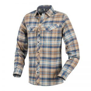 Helikon košile Helikon Defender Mk2 Pilgrim Shirt-Ginger Plaid XXXL Ani při relaxaci v přírodě nebo dokonce boji o přežití se nemusíte vzdát pohodlného oblečení. Košile Helikon Defender Mk2 Pilgrim Shirt® s anatomickým střihem je navržena tak