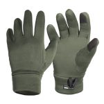 Pentagon rukavice Pentagon Arctic oliva S-M 92% polyester - 8% elastan vnitřní podšívka Super Fine fleece strečová tkanina rukojeť zesilující texturu PVC citlivé na špičky prstů elastická manžeta