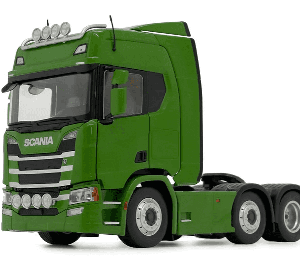 MarGe Models model Scania R500 6x2 zelená sběratelský model v měřítku 1:32 výrobce: MarGe Models materiál: kov/plast