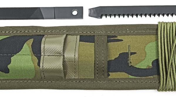 Mikov pouzdro UTON 362-4 Camouflage včetně příslušenství Pouzdro UTON 362-4 camouflage - textilní maskáčové pouzdro zelené s kapsičkou na příslušenství. Pouzdro je vybaveno pilkou