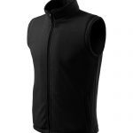 vesta fleece černá XXXL hřejivý materiál vnitřní průkrčník začištěn páskou v barvě vrchového materiálu celopropínací spirálový zip lištové kapsy se spirálovým zipem dolní lem na stažení elastickou šňůrkou antipillingová úprava z vnější strany fleece