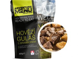 Adventure Menu Hovězí guláš s bramborem 400g Pochutnej si jako v restauraci