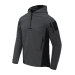Helikon mikina Helikon Range Hoodie Shadow Grey/Black XXL Pohodlná mikina určená pro střelce vyrobená z materiálu TOPCOOL