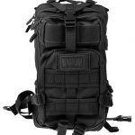 Magnum batoh Magnum FOX černý taktický batoh Magnum v černé barvě molle systém tři hlavní kapsy 2x malá kapsa s přihrádkami camelbag kapsa + vývody polstrované ramenní popruhy - možnost odejmutí objem: 25 litrů  rozměry: 41 x 24 x 25 cm hmotnost: 1