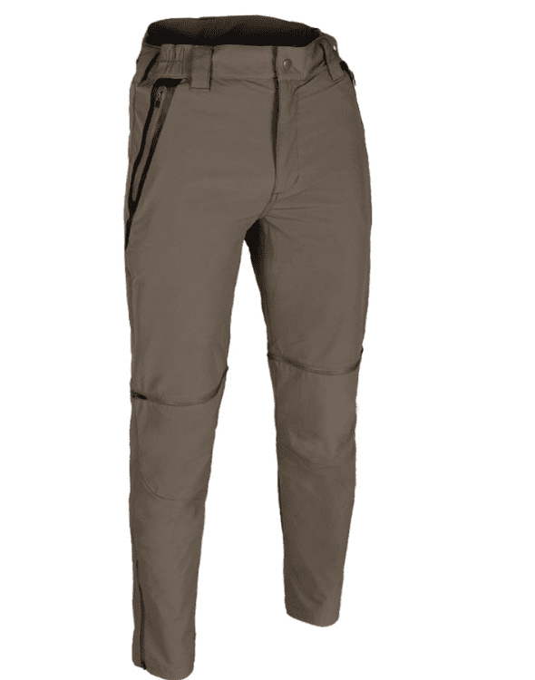 Mil-Tec kalhoty Performance green XL ohodlné trekové kalhoty slim střihu s možností rychlého odepnutí nohavic. Jsou vyrobené z elastického a prodyšného materiálu