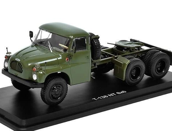 model Tatra T138 NT6x6 tahač-zelená SSM Kovový model nákladního vozu Tatra 138 NT