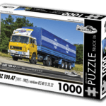 puzzle truck Liaz 100.47 s návěsem BSS NV 31.23.22-1000 dílků PUZZLE TRUCK 16 - LIAZ 100.47 (1977 - 1982) S NÁVĚSEM BSS NV 31.23.22 1000 DÍLKŮ   Rozměry složeného puzzle: 660 x 470 mm Materiál: originál puzzle lepenka o síle 1