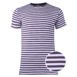 tričko pánské námořnické M kvalitní unisexové triko pro každodenní nošení  Klasické námořnické tričko s krátkým rukávem a kulatým průkrčníkem z žebrovaného úpletu s přídavkem elastenu. Kvalitní materiál a námořnický design jsou skvělou letní inspirací.   pratelné na 40°C barveno v přízi - vysoká barevná stálost silikonová úprava - jemný na dotyk gramáž 160 g/m2 - vydrží hodně nízký průkrčník a ramenní páska - elegantní střih 100% Bavlna