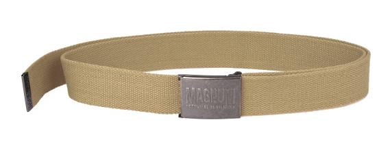 Magnum opasek Magnum Essential coyote opasek MAGNUM Essential - coyote    kovová přezka s vystouplým logem  přezka obsahuje v zadní části po rozepnutí pásku otvírák na lahve  délka: 140cm  nastavitelná velikost  unisex