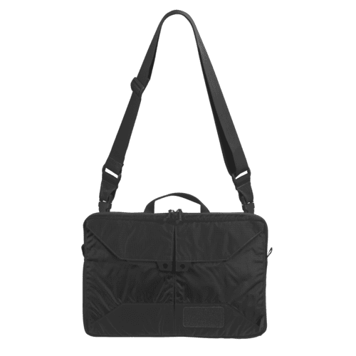 Helikon taška Helikon laptop Briefcase černá robustní materiál a široký popruh umožňující pohodlné nošení. V hlavní kapse na straně k tělu je polstrovaný oddíl na notebook