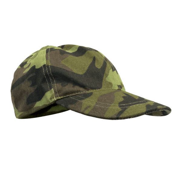 čepice pánská Military 56 trendová čepice s kšiltem a maskáčovým vzorem konstrukce FlexFit s elastickou potní páskou skvěle sedne středně vysoká konstrukce ze šesti panelů materiál: 100% bavlna