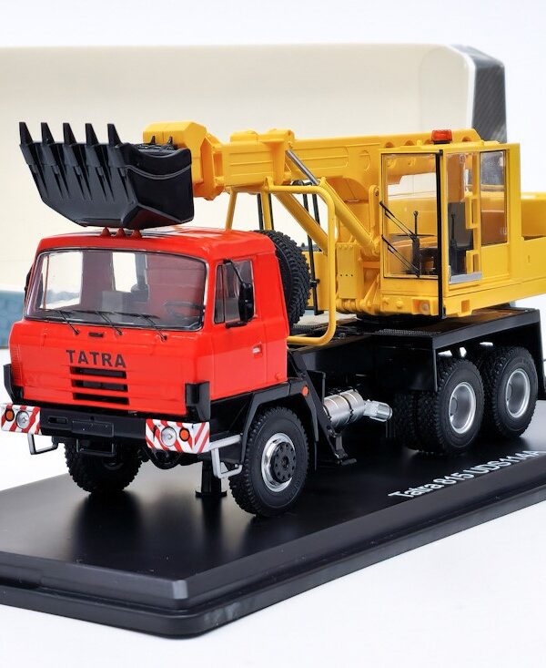 model TATRA 815 UDS červená/žlutá Kovový model nákladního vozu Tatra 815 UDS 114A