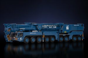 IMC Models model Demag AC 650 Sarens kovový sběratelský model v měřítku 1:50 výrobce IMC models