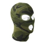 ROTHCO Kukla pletená se 3 otvory DELUXE WOODLAND Pletená akrylová kukla s maskovacím vzorem Woodland