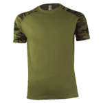 tričko pánské Military Raglan krátký rukáv XXXL tričko pánské Military Raglan krátký rukáv materiál: 100% česaná bavlna se silikonovou úpravou nové zboží   Tohle triko je rozumný kompromis pro tiskaře a vojáky. Pohodlně na něj umístíte svůj tiskový design a pro uživatele jsme vsadili raglánové rukávy