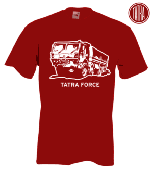 Tatra tričko pánské TATRA FORCE červené XXL materiál: 100% bavlna  Prát a žehlit po rubu!  nové zboží