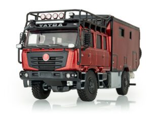 Kaden model Tatra Terra 4x4 expediční speciál Limitovaný model TATRA Terra Expediční speciál JITKA. Sběratelský model v měřítku 1:43. Balený do speciálního obalu s popisem vozu přímo od majitele. Detailně zpracovaný model.   měřítko: 1:43 materiál: kov ruční výroba vyrobeno v ČR výrobce: Kaden