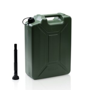 kanystr plastový Army s nalévací trubicí 20l zelený Plastový kanystr s otočným uzávěrem a speciální výpustnou trubicí určeny pro transport a skladování tekutin. Materiál odolný proti UV záření