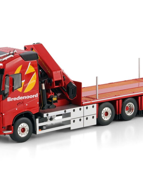 WSI Models model Volvo FH4+Palfinger Bredenoord kovový sběratelský model v měřítku 1:50 výrobce WSI models