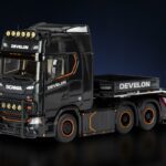 IMC Models model Scania S 6x4+Nooteboom 4a Develon kovový sběratelský model v měřítku 1:50 výrobce IMC models