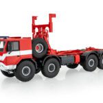 Kaden model Tatra 815-7 Multilift Hasič Sběratelský a perfektně propracovaný kovový model v měřítku 1:43 s možností odklápění kabiny a kompletního odpruženého podvozku.   měřítko: 1:43 materiál: kov barva: červená ruční výroba vyrobeno v ČR výrobce: Kaden