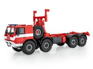 Kaden model Tatra 815-7 Multilift Hasič Sběratelský a perfektně propracovaný kovový model v měřítku 1:43 s možností odklápění kabiny a kompletního odpruženého podvozku.   měřítko: 1:43 materiál: kov barva: červená ruční výroba vyrobeno v ČR výrobce: Kaden