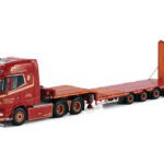 WSI Models model DAF XG + 6x2 + podvalník 4a Karsten V. Olesen kovový sběratelský model v měřítku 1:50 výrobce WSI models