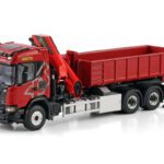 WSI Models model Scania G 6x4 hákový nakladač+Palfinger kovový sběratelský model v měřítku 1:50 výrobce WSI models