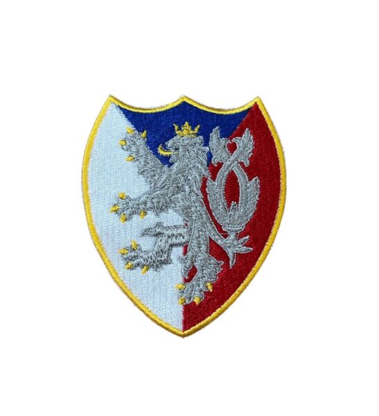 nášivka český lev erb rozměry: výška 8