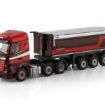 WSI Models model MB Actros MP5 6x2+sklopka A. van Grunsveh kovový sběratelský model v měřítku 1:50 výrobce WSI models