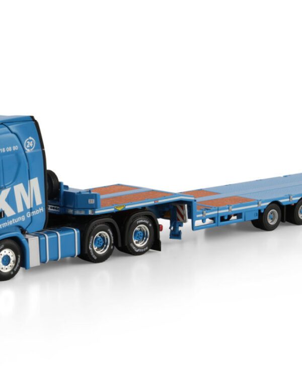 WSI Models model Scania S 6x4+Low Loader 4a AKM kovový sběratelský model v měřítku 1:50 výrobce WSI models