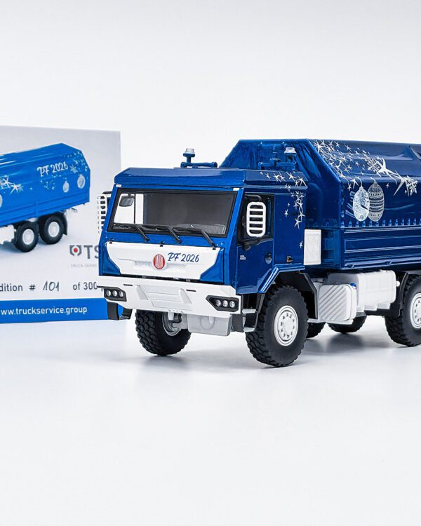 Kaden model Tatra 815-7 Force PF 2026 Limitovaná série 300ks. Sběratelský a perfektně propracovaný kovový model v měřítku 1:43. Celokovový. Přední kola natáčecí
