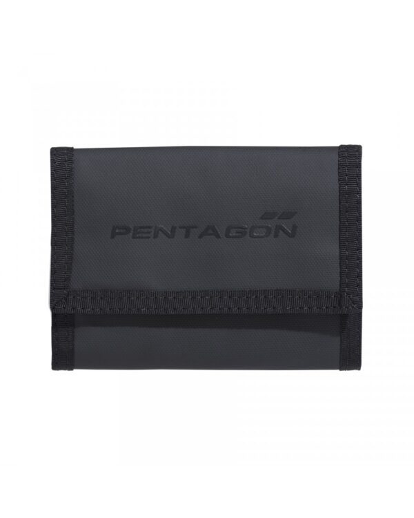 Pentagon peněženka Pentagon Stater Wallet černá klasická peněženka od výrobce Pentagon na suchý zip i s kapsou na drobné. peněženka obsahuje 6 kapes na kreditní karty