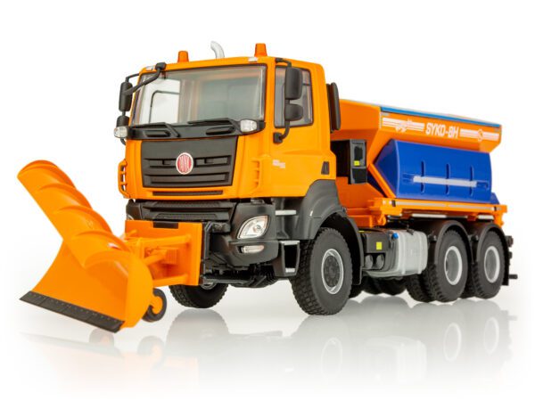 Kaden model TATRA Phoenix 6x6 Sypač Sběratelský kovový model v měřítku 1:43 TATRA Phoenix v provedení sypač s radlicí SYKO-8H. Jedná se o detailně zpracovaný model