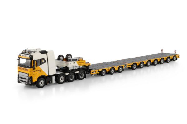 WSI Models model Volvo FH5 8x4+Nooteboom 3+7 Aertssen kovový sběratelský model v měřítku 1:50 výrobce WSI models