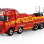 WSI Models model Volvo FH5 8x4 Falkom Viking kovový sběratelský model v měřítku 1:50 výrobce WSI models
