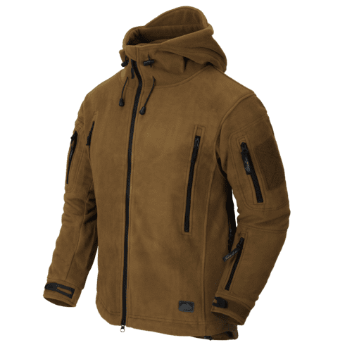 Helikon bunda Helikon Patriot fleece coyote XXXL Helikon-Tex® bunda PATRIOT Heavy fleece ČERNÁ  Teplá fleecová bunda do různorodých povětrnostních podmínek. Bunda Patriot je odolná a praktická